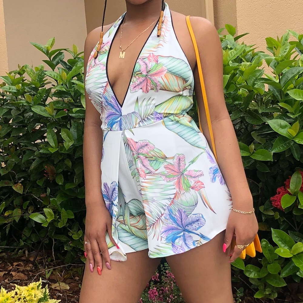 Floral Print Rmper